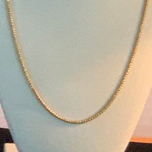 Shiny vintage 90's men or womens   rope chain 20"